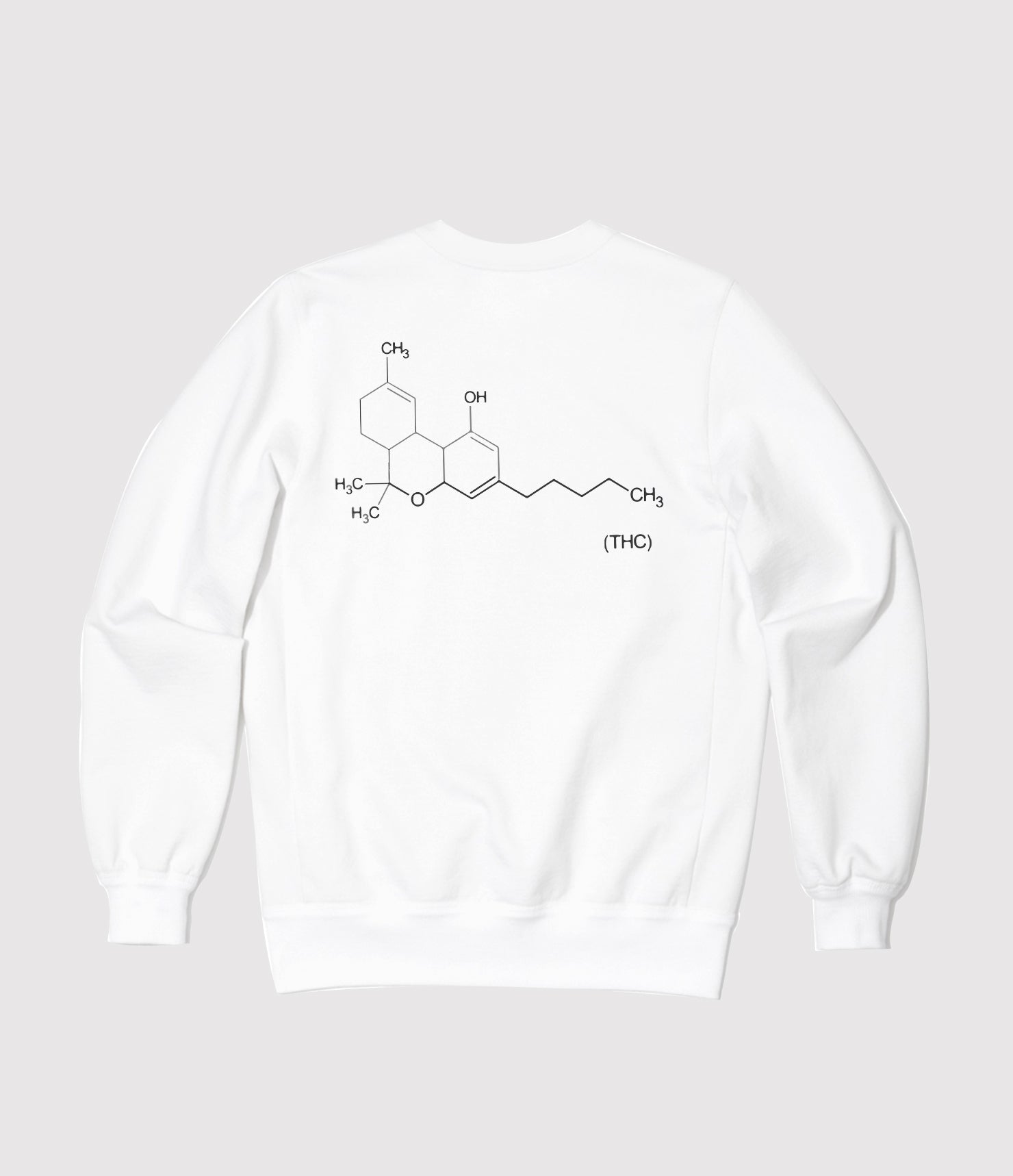 THC White Sweatshirt
