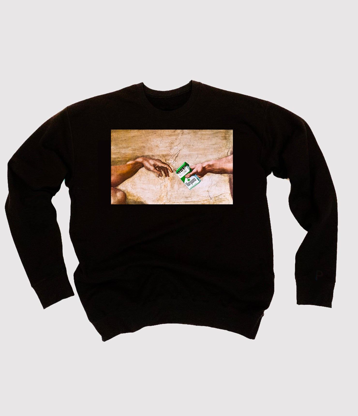 Pass The Marijuana Black Sweatshirt